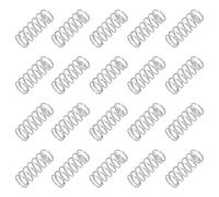 PATIKIL Compression Spring 0.6 mm Wire Dia x 6 mm OD x 15 mm L, 20 Pcs 304 Stainless Steel Mechanical Extension Small Springs Pen Springs Assortment Kit for Shop and Home Repairs