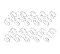 PATIKIL Compression Spring, 0.6mm Wire Dia x 12mm OD x 20mm L, 10 Pcs 304 Stainless Steel Mechanical Extension Small Springs Pen Springs Assortment Kit for Shop and Home Repairs