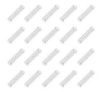 PATIKIL Compression Spring 0.8 mm Wire Dia x 8 mm OD x 35 mm L, 20 Pcs 304 Stainless Steel Mechanical Extension Small Springs Pen Springs Assortment Kit for Shop and Home Repairs