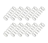 PATIKIL Compression Spring, 1mm Wire Dia x 12mm OD x 35mm L, 10 Pcs 304 Stainless Steel Mechanical Extension Small Springs Pen Springs Assortment Kit for Shop and Home Repairs