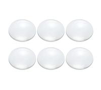 PATIKIL Concave Lens, 60mm Focal Length 40mm (1.6") Diameter Round Glass Magnifying Telescope Lens Trial Set Ground Edge for Lab Physics Class Optics Scientific Experiments, White, 6Pcs