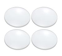 PATIKIL Concave Lens, 65mm Focal Length 30mm (1.2") Diameter Round Glass Magnifying Telescope Lens Trial Set Ground Edge for Lab Physics Class Optics Scientific Experiments, White, 4Pcs