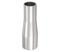 PATIKIL Concentric Reducer Pipe Fitting, 1-1/4"(32mm) to 1"(25mm) OD 304 Stainless Steel Butt Weld Tube Long Reducer Exhaust Pipe for Food Beverage HVAC Plumbing, Silver