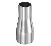 PATIKIL Concentric Reducer Pipe Fitting, 1-3/4"(45mm) to 1-1/4"(32mm) OD 304 Stainless Steel Butt Weld Tube Long Reducer Exhaust Pipe for Food Beverage HVAC Plumbing, Silver