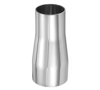PATIKIL Concentric Reducer Pipe Fitting, 2-1/2"(63mm) to 2"(51mm) OD 304 Stainless Steel Butt Weld Tube Long Reducer Exhaust Pipe for Food Beverage HVAC Plumbing, Silver