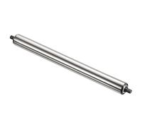 PATIKIL Conveyor Roller 1.5" Diameter 20" Length, Stainless Steel Gravity Transmission Replacement Part Galvanized End, Silver
