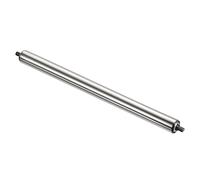 PATIKIL Conveyor Roller 1.5" Diameter 24" Length, Stainless Steel Gravity Transmission Replacement Part Galvanized End, Silver