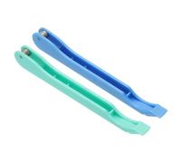 PATIKIL Copper Foil Hand Foiler, 2 Pcs Stained Glass Copper Foil Tool Hand Foiler for 7/32" Width Wrapping Tools for Glass DIY Handcraft Making, Green/Blue
