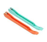 PATIKIL Copper Foil Hand Foiler, 2 Pcs Stained Glass Copper Foil Tool Hand Foiler for 7/32" Width Wrapping Tools for Glass DIY Handcraft Making, Orange/Green