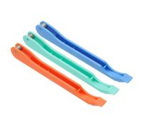 PATIKIL Copper Foil Hand Foiler, 3 Pcs Stained Glass Copper Foil Tool Hand Foiler for 7/32" Width Wrapping Tools for Glass DIY Handcraft Making, Orange/Green/Blue