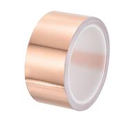 PATIKIL Copper Tape 1.77 Inch x 11 Yards 0.05 Thick Copper Foil Tape Single Sided Conductive Adhesive EMI Shielding for Electronics, Circuits, Grounding