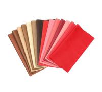 PATIKIL Cotton Fabric Bundles, 14 Pcs 4 x 4 Inch Fat Quarter Solid Color Precut Fabric Squares for Sewing Patchwork Quilting DIY, Coffee Red