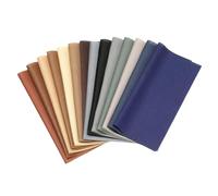 PATIKIL Cotton Fabric Bundles, 14 Pcs 8 x 8 Inch Fat Quarter Solid Color Precut Fabric Squares for Sewing Patchwork Quilting DIY, Coffee Navy Gray