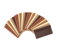 PATIKIL Cotton Fabric Bundles, 28 Pcs 10 x 10 Inch Fat Quarter Solid Color Precut Fabric Squares for Sewing Patchwork Quilting DIY Crafts, Brown