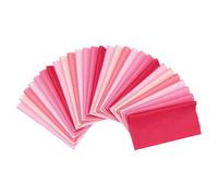 PATIKIL Cotton Fabric Bundles, 28Pcs 8 x 8 Inch Fat Quarter Solid Color Precut Fabric Squares for Sewing Patchwork Quilting DIY Crafts, Pink