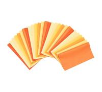 PATIKIL Cotton Fabric Bundles, 28Pcs 8 x 8 Inch Fat Quarter Solid Color Precut Fabric Squares for Sewing Patchwork Quilting DIY Crafts, Orange