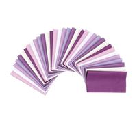 PATIKIL Cotton Fabric Bundles, 35 Pcs 8 x 8 Inch Fat Quarter Solid Color Precut Fabric Squares for Sewing Patchwork Quilting DIY Crafts, Purple