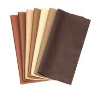 PATIKIL Cotton Fabric Bundles, 7 Pcs 8 x 8 Inch Fat Quarter Solid Color Precut Fabric Squares for Sewing Patchwork Quilting DIY Crafts, Brown