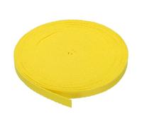 PATIKIL Cotton Twill Tape 1/4 Inch 10 Yards 100% Cotton Ribbon Bias Tape Herringbone Webbing Trim for Sewing Gift Wrapping, Lemon Yellow
