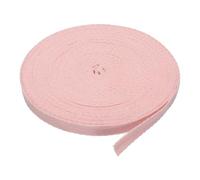 PATIKIL Cotton Twill Tape 1/4 Inch 10 Yards 100% Cotton Ribbon Bias Tape Herringbone Webbing Trim for Sewing Gift Wrapping, Pale Pink