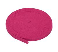 PATIKIL Cotton Twill Tape 1/4 Inch 10 Yards 100% Cotton Ribbon Bias Tape Herringbone Webbing Trim for Sewing Gift Wrapping, Rose Red