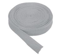 PATIKIL Cotton Twill Tape 15mm(5/8") 9m(10 Yards) Cotton Ribbon Bias Binding Tape Herringbone Webbing Trim for Sewing Gift Wrapping DIY Pale Grey