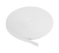 PATIKIL Cotton Twill Tape 15mm(5/8 Inch) 50 Yards Cotton Ribbon Bias Binding Tape Herringbone Webbing Trim for Sewing Gift Wrapping Craft DIY White