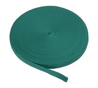 PATIKIL Cotton Twill Tape 15mm(5/8 Inch) 50 Yards Cotton Ribbon Bias Binding Tape Herringbone Webbing Trim for Sewing Gift Wrapping Craft DIY Dark Green