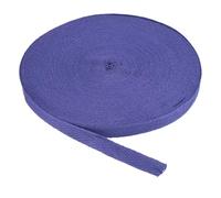 PATIKIL Cotton Twill Tape 3/8 Inch 25 Yards Cotton Ribbon Bias Binding Tape Herringbone Webbing Trim for Sewing Gift Wrapping Craft DIY Lavender