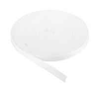 PATIKIL Cotton Twill Tape 3/8 Inch 25 Yards Cotton Ribbon Bias Binding Tape Herringbone Webbing Trim for Sewing Gift Wrapping Craft DIY Beige White