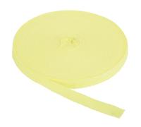 PATIKIL Cotton Twill Tape 3/8 Inch 25 Yards Cotton Ribbon Bias Binding Tape Herringbone Webbing Trim for Sewing Gift Wrapping Craft DIY Light Yellow