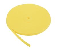 PATIKIL Cotton Twill Tape 6mm 23m Cotton Ribbon Bias Binding Tape Herringbone Webbing Trim for Sewing Gift Wrapping, Lemon Yellow