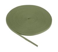 PATIKIL Cotton Twill Tape 6mm 23m Cotton Ribbon Bias Binding Tape Herringbone Webbing Trim for Sewing Gift Wrapping, Army Green