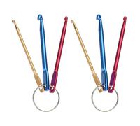 PATIKIL Crochet Hooks Set, 6 Pcs Color Short Crochet Hook Set Ergonomic Knitting Hook Kit Needles for Crochet Yarn Craft Hands Beginning DIY Supplies, Multicolor