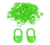 PATIKIL Crochet Stitch Markers, 100 Pack Plastic Knitting Markers Locking Stitch Marker for Sewing Crocheting DIY Craft, Green