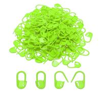 PATIKIL Crochet Stitch Markers, 200Pcs Plastic Knitting Markers Needle Pin Locking Stitch Marker for Sewing Crocheting DIY Craft, Light Green