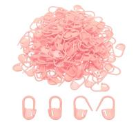 PATIKIL Crochet Stitch Markers, 200Pcs Plastic Knitting Markers Needle Pin Locking Stitch Marker for Sewing Crocheting DIY Craft, Pink
