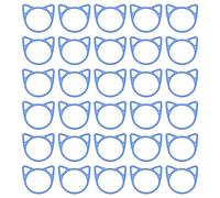 PATIKIL Crochet Stitch Markers, 30Pcs Knitting Markers Needle Pin Cat Locking Stitch Marker for Sewing Crocheting DIY Craft, Blue