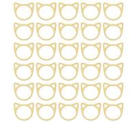 PATIKIL Crochet Stitch Markers, 30Pcs Knitting Markers Needle Pin Cat Locking Stitch Marker for Sewing Crocheting DIY Craft, Yellow