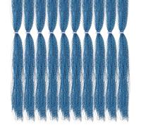 PATIKIL Crystal Flash Fly Fishing Line, 10 Pack Sparkle Fly Tying Material Kit Holographic Dry Flies Thread Supplies for Making Fishing Hook Lure Flies, Blue