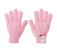 PATIKIL Cut Resistant Gloves, 1 Pair Level 5 Protection Anti Cutting Gloves Cut Proof Gloves for Kitchen Wood Carving Working, Large, Pink