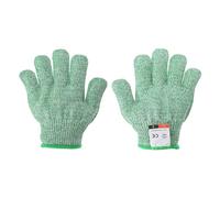 PATIKIL Cut Resistant Gloves, 1 Pair Level 5 Protection Anti Cutting Gloves Cut Proof Gloves for Kitchen Wood Carving Working, XX-Small, Green