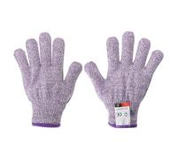PATIKIL Cut Resistant Gloves, 1 Pair Level 5 Protection Anti Cutting Gloves Cut Proof Gloves for Kitchen Wood Carving Working, Medium, Purple