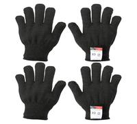 PATIKIL Cut Resistant Gloves, 2 Pair Level 5 Protection Anti Cutting Gloves Cut Proof Gloves for Kitchen Wood Carving Working, X-Small, Black