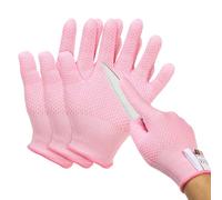 PATIKIL Cut Resistant Gloves, 2 Pair Level 5 Protection Cutting Gloves Anti Cut Kitchen Work Glove for Mandolin Slicing Oyster Shucking Whittling Wood Carving, Pink, Large