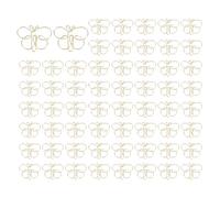 PATIKIL Cute Paper Clip, 60Pcs Butterfly Shape Paper Clip Metal Funny Bookmarks Planner Clips Clamp for Home Office Supplies Desk File Organization Wedding Decoration, Gold