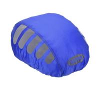 PATIKIL Cycling Bicycle Helmet Cover, Motorcycle Helmet Rain Covers Ride Gear Helmet Cover with Reflective Strip for Road Cycling, Blue