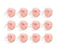 PATIKIL Dance Scarves, 12 Pcs Square Juggling Scarves 18 by 18 Inches for Play Magic Music Activity Juggling Dressing, Coral Pink