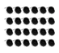 PATIKIL Dance Scarves, 24 Pcs Square Juggling Scarves 24 by 24 Inches for Play Magic Music Activity Juggling Dressing, Black