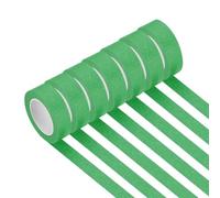 PATIKIL Dark Green Masking Tape 15mm x 13Meter, 7 Rolls Color Code Labeling Painters Tape for Arts Crafts Wall Painting Science Lab Organizing